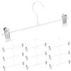 ABOOFAN 10pcs Skirt Hanger Clips Stainless Steel Pants Hangers for Jeans Non-Slip Design view 1
