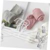 ABOOFAN 10pcs Skirt Hanger Clips Stainless Steel Pants Hangers for Jeans Non-Slip Design view 3