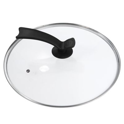 1PCS Pot Cover Silicone Cooking Utensils Stainless Steel Cookware Pot Lids Replacement Tempered Glass Lid Casserole Cookware Pot Top Stainless Steel Skillet Griddle Pasta Frying Pan