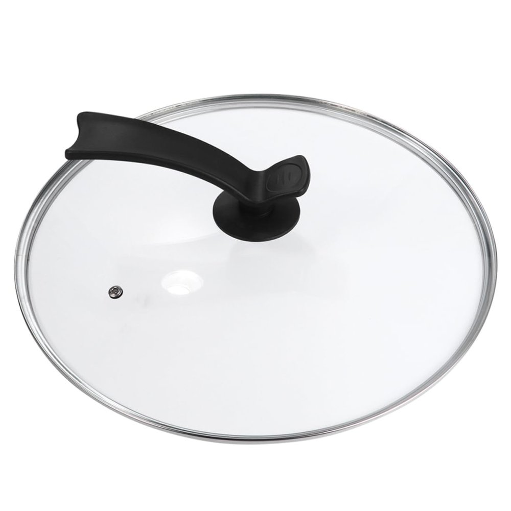 1PCS Pot Cover Silicone Cooking Utensils Stainless Steel Cookware Pot Lids Replacement Tempered Glass Lid Casserole Cookware Pot Top Stainless Steel Skillet Griddle Pasta Frying Pan