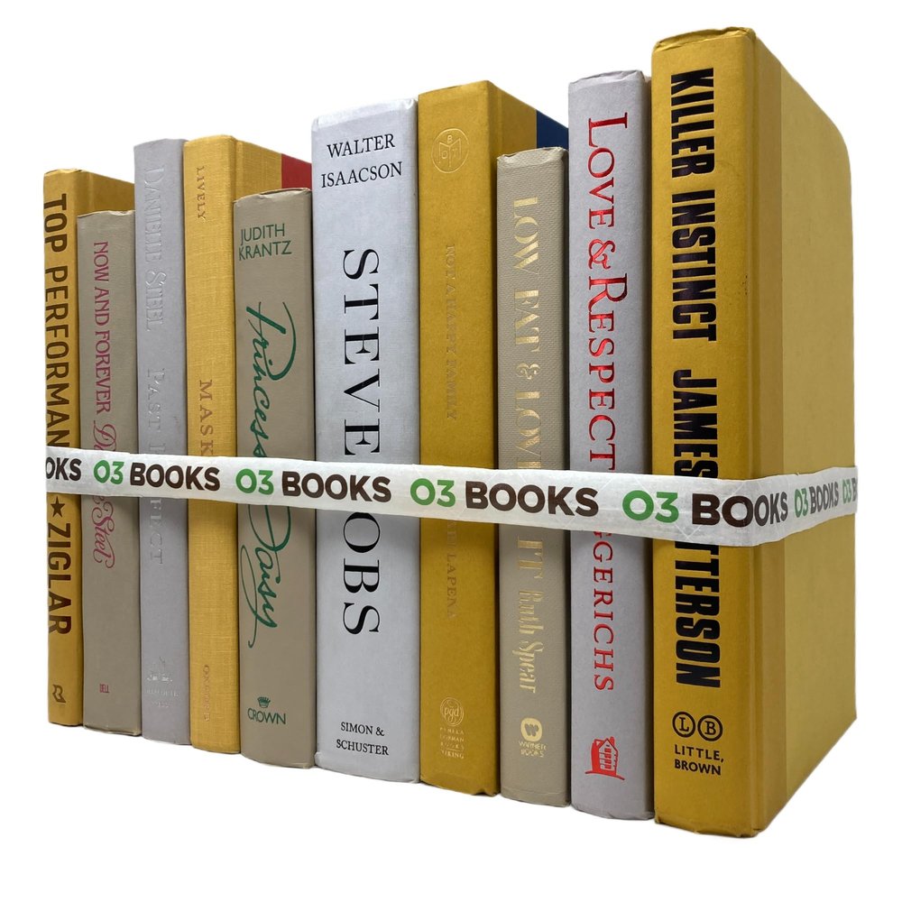 Farmhouse Decorative Hardcover Books, Rustic Theme, Bookshelf Dcor