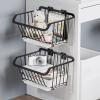 Countertop Fruit Basket 2 Tier Fruit Vegetable Basket For Kitchen,Wall Mounted Fruit And Vegetable Rack, Metal Wire Storage Baskets, 304 Stainless Steel Fruit And Vegetable Basket, For Kitchen, Pantry view 4