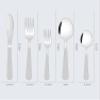 SEELLODGE Silverware Flatware Cutlery Set, 4/16/24/32 Piece Steak Cutlery Set Stainless Steel Restaurant Tableware (Color : Silver, Size : 8Set-32Pcs) view 2