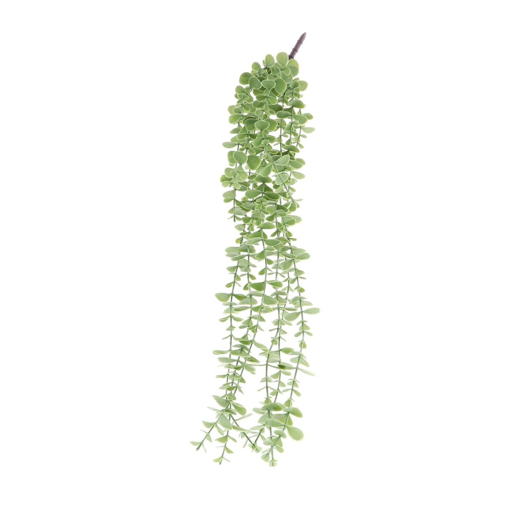 Amosfun 3pcs Artificial Eucalyptus Green Leaf Vine Hanging Plant Decorative Faux Foliage for Wedding and Easy Care Random Branch Style Bundle