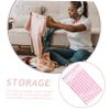 Amosfun 10pcs Reusable Vacuum Compression Bags for Travel Space Saving Hand-rolled Storage Bags for Clothes and Bedding Organization Assorted Designs view 3