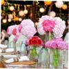 Amosfun 20pcs Faux Silk Rose for Crafts Decor Realistic Artificial Roses for Weddings Home Decoration and Special Events view 2