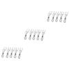 ABOOFAN 15pcs Heavy Duty Stainless Steel Clothes Pegs Multi-Functional Clips for Shirts Trousers Socks and Quilts Elastic Windproof Design for Laundry and Office Use view 1