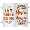 Advertising Account Executive Mug - 11oz White Ceramic Coffee Cup - Gifts for Advertising Account Executive, Office, Work Friends, Coworkers, Retirement - Birthday, Christmas, Thanksgiving view 1