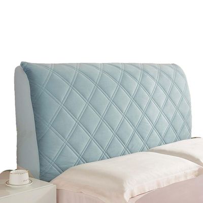 HEYBB Stretchy Removable Bed Headboard Cover with Padding Queen King Twin Full Bed Headboard Slipcover Bed Head Cover Bed Headboard Protector for Bedroom Decoration (Color : R, Size : 220cm)
