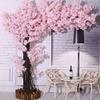 ESRADA Wedding Artificial Cherry Blossom Trees Decor Simulation Peach Blossom Tree Plant Fake Flower Large Event Wishing Tree 2 * 2m view 1