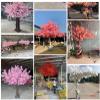ESRADA Wedding Artificial Cherry Blossom Trees Decor Simulation Peach Blossom Tree Plant Fake Flower Large Event Wishing Tree 2 * 2m view 4