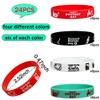 24Pcs Thanks Doctor Rubber Bracelets Happy Doctors Party Favors Doctor Party Supplies Silicone Wristbands National Doctors Day Party Gift Bag Fillers Goodie Bag Stuff view 2