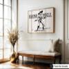 Poster Master Cowgirl Poster - Retro Raise Hell Print - Western Art - Wild West & Trendy Design - Modern Design - Gift for Men & Women - Great Office, Dorm or Living Room Decor - 8x10 UNFRAMED view 3