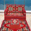 arabicsofa Traditional Sectional Floor Seating with Backrest Pillows  Handmade Arabic Majlis Sofa for Guest Room view 2