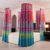 Aulatben Canopy Bed Curtains 4 Corners Post Bed Canopy Curtains Queen Bed Curtain Drapes Bed Canopy for Adults & Girls Bedroom Decoration (Queen) view 4