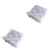 Ciieeo 2pcs Laundry Wash Mesh Bag for Shoes Underwear and Clothing Square Shape Travel Laundry Bag Protects Clothes Reduces Distortion Organizes Essentials view 1