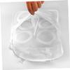 Ciieeo 2pcs Laundry Wash Mesh Bag for Shoes Underwear and Clothing Square Shape Travel Laundry Bag Protects Clothes Reduces Distortion Organizes Essentials view 4