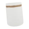 Cabilock Decorative Ceramic Flower Vase for Home Elegant White Design for Floral Arrangements for Desktop Adornment and Centerpieces and Sturdy view 1