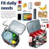 BEIMILY Lunch Box for Men/Women,Small Insulated Lunch Bag,Reusable LunchBox for work Picnic Beach,Leakproof Soft Cooler Tote Bag Organizer with Adjustable Shoulder Strap for Adults(plantflowers) view 4