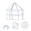 Holibanna High-end Substance Laundry Rack Large Mesh Clothing Drying Rack 3 Layers for Travel Strong Structure Door Drying Rack for Laundry view 3