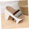 ABOOFAN Double Layer Shoe Rack over The Door Apartment Decor Narrow Shoe Organizer Integrated Space-saving view 4