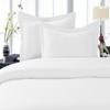 AHJ Beddings 1000 Thread Count 7 Piece Duvet Cover Set (4 pc Sheet Set 12 inch Deep Pocket + 3 pc Duvet Cover Set) 100% Egyptian Cotton - (King Size, White Solid) view 2