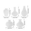 STOBAZA 5pcs Mini Ceramic Vases Decorative Home Mini Vases for Flowers Modern for Floral Arrangements Elegant Design for Zen Atmosphere and Hydroponics view 2