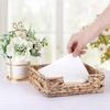 Tissue Box Cover Tissue Box Tissue Holder for Bathroom Office Car Bedroom Long Seagrass Woven Rattan Willow Table Hand Towel Basket Shelf (Color : Natural, Size : 24cm*13cm*7cm) view 4