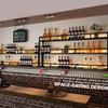 Wall Mounted Wine Rack with LED Light, Metal Floating Shelves for Liquor Bottles & Wine Glasses, Multi Functional Storage Shelf Wine Storage Display Rack for Home, Restaurant, Bars,Gold-150x25x55CM view 2