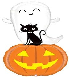 60" Special Delivery Ghost Balloon