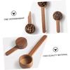 Cabilock 10pcs Wooden Scoop Spoons Slotted Spoons for Coffee Grounds Tea Sugar Measurement view 4