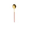 GLigeT Tablespoons Household Spoon Stainless Steel Delicate Long Handle Spoon Large and Small Special Dessert Spoon Watermelon Spoon Serving Spoon (Color : Pink, Size : L), Dingzhebo2022 view 1