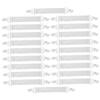 Garneck 20pcs Sheet Bed Sheet Clip Mattress Straps Bed Suspenders Bedsheet Clips/Straps Pack White Heavy Plastic, 22x3.5cm, F081U310WA3904NXJTXJ view 1