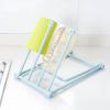Dishcloth Drying Rack, Towel Bar Rack Home Kitchen Countertop Dishcloth Drying Rack 4 Arms Folding Dishcloth Holder Hand Towel Stand Rack(Blue) view 3