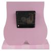 HEXEH Desktop Clock Pink Lady Clock Ornament Vertical Desk Clock Home Desktop Bedroom Room Desktop Pendulum Clock Bedroom Bedside Decorations Tabletop Decorative Clock view 4