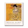 LUCKLYDOUDOU Wall Art Canvas Print Gustav Klimt The Woman in Gold Poster Adele Bloch-Bauer Poster Living Room and Bedroom Decoration 12x18inch wood Frame view 1