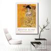LUCKLYDOUDOU Wall Art Canvas Print Gustav Klimt The Woman in Gold Poster Adele Bloch-Bauer Poster Living Room and Bedroom Decoration 12x18inch wood Frame view 4