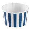 Restaurantware Blue 200 Count To Go Cup Disposable 3 x 3 x 1.8 Inches Paper Mini Cup Grease-Resistant Cup Recyclable Durable Design, Lids Sold Separately view 2