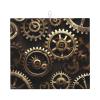 Yqxwjl Dish Mat, Cool Steampunk Gears Print Super Absorbent Dish Drying Mat, Drying Mat For Coffee Machine Dish Rack view 1