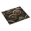 Yqxwjl Dish Mat, Cool Steampunk Gears Print Super Absorbent Dish Drying Mat, Drying Mat For Coffee Machine Dish Rack view 2