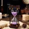 Hourglass Timer,Sand Clock Timer,Hourglass Sand Clock Timers DualProtection,Safety Hourglass,Time Management Assistant,Creative Gift(30 Minutes/60 Minutes) (Color : B, Size : 60 Minutes) view 2