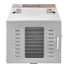 HAPPCUCOE Food Dehydrator,Stainless Steel Fruit and Meat Dryer,Kitchen Food Dehydrator with 8 Trays Dry Vegetables,Fruits,Beef Jerky,Meat,700W (10 Trays) view 3