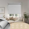 HOTSOON Blackout Roller Shades for Windows, Color-Matched Roller Blinds, UV Protection, Thermal Insulation Fabric Room Darkening Shades for Home, Office, Gray, 76" W x 90" H view 3