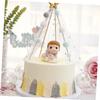 FAVOMOTO 3pcs Boy Birthday Cake Topper Creative Decoration for Cake Indoor Decor and Family Celebrations for Unforgettable Memories and Stunning Photos view 3
