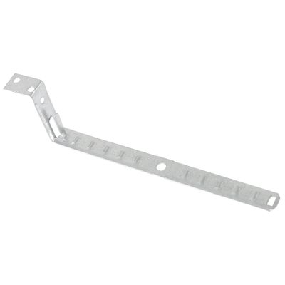 Xadnitu 100 Pack Stud Mounting Cable Support, Galvanized Steel Stud Supports with Locking Tab Silver Box Fasteners for All Indoor and Outdoor Cable Management Needs