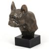 Art-Dog Dog Marble Statue - Unique Edition ArtDog Collection - Handmade Cold Cast Bronze Sculpture for Dog Lovers Indoor Dog Figurine  Statue French Bulldog II view 1
