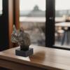 Art-Dog Dog Marble Statue - Unique Edition ArtDog Collection - Handmade Cold Cast Bronze Sculpture for Dog Lovers Indoor Dog Figurine  Statue French Bulldog II view 2