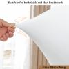 SPeesy Bed Headboard Cover Headboard Cover King Size Headboard Slipcover Dustproof Bed Head Cover for Bedroom Quilted Headboard Dustproof Protector Decor Cover Washable Thicken Stretch, 200cm view 4