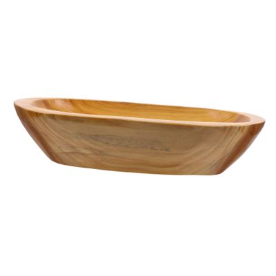 BESPORTBLE Tray for Coffee Table Trays for Coffee Table Tabletop Decor Food Tray Desktop Decor End Table Decor Snack Tray Coffee Table Decorations Oval Tray Candy Decor Fruit Wood Small Tray