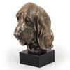 Art-Dog Dog Marble Statue - Unique Edition ArtDog Collection - Handmade Cold Cast Bronze Sculpture for Dog Lovers Indoor Dog Figurine  Statue Basset Hound view 3